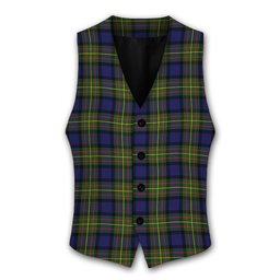 ScotsTee Shop Scottish McLaren Modern Tartan Waistcoat Sleeveless Suit Vest