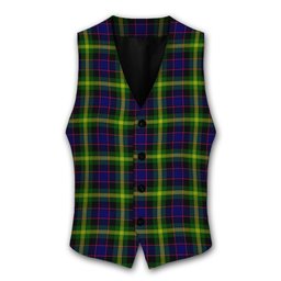 ScotsTee Shop Scottish Watson Modern Tartan Waistcoat Sleeveless Suit Vest