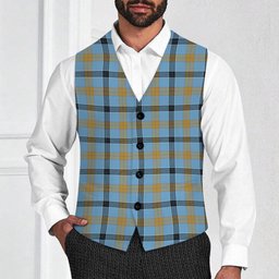 ScotsTee Shop Scottish Laing Ancient Tartan Waistcoat Sleeveless Suit Vest