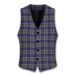 ScotsTee Shop Scottish Thompson Variant Tartan Waistcoat Sleeveless Suit Vest