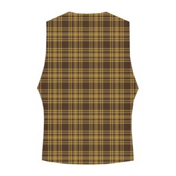 ScotsTee Shop Scottish Yellow Pencil Tartan Waistcoat Sleeveless Suit Vest