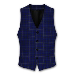 ScotsTee Shop Scottish Moon New Maldon Surrey Tartan Waistcoat Sleeveless Suit Vest