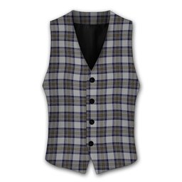 ScotsTee Shop Scottish Stewart Dress Blue Tartan Waistcoat Sleeveless Suit Vest