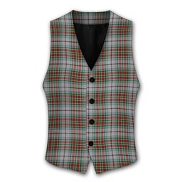 ScotsTee Shop Scottish McBean Dress Tartan Waistcoat Sleeveless Suit Vest