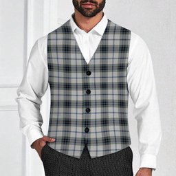 ScotsTee Shop Scottish MacTavish of Dunardry Dress Tartan Waistcoat Sleeveless Suit Vest