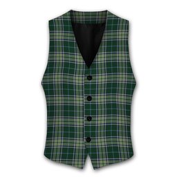 ScotsTee Shop Scottish Manx Ellan Vannin Tartan Waistcoat Sleeveless Suit Vest