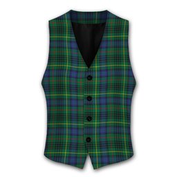 ScotsTee Shop Scottish Stewart Hunting Modern SC Tartan Waistcoat Sleeveless Suit Vest