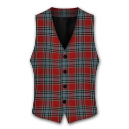 ScotsTee Shop Scottish MacLeay Tartan Waistcoat Sleeveless Suit Vest