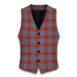 ScotsTee Shop Scottish Wishart Dress Ancient Tartan Waistcoat Sleeveless Suit Vest