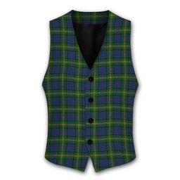 ScotsTee Shop Scottish Maitland Chief Tartan Waistcoat Sleeveless Suit Vest
