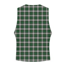 ScotsTee Shop Scottish McCandlish Arisaid Green Tartan Waistcoat Sleeveless Suit Vest