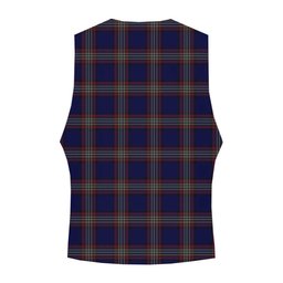 ScotsTee Shop Scottish York Regional Police Tartan Waistcoat Sleeveless Suit Vest