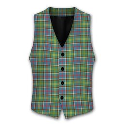 ScotsTee Shop Scottish Whitelaw Tartan Waistcoat Sleeveless Suit Vest