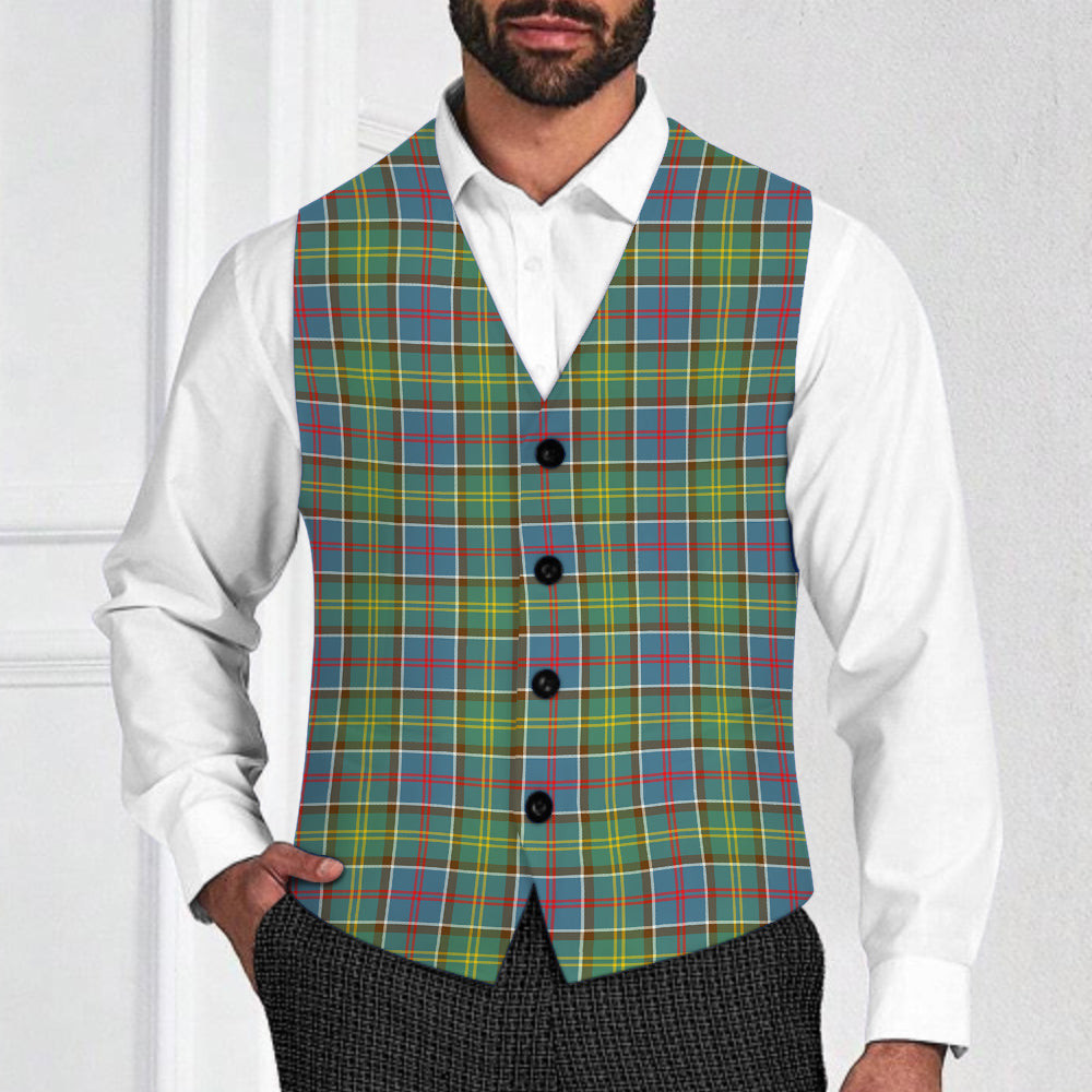 ScotsTee Shop Scottish Whitelaw Tartan Waistcoat Sleeveless Suit Vest