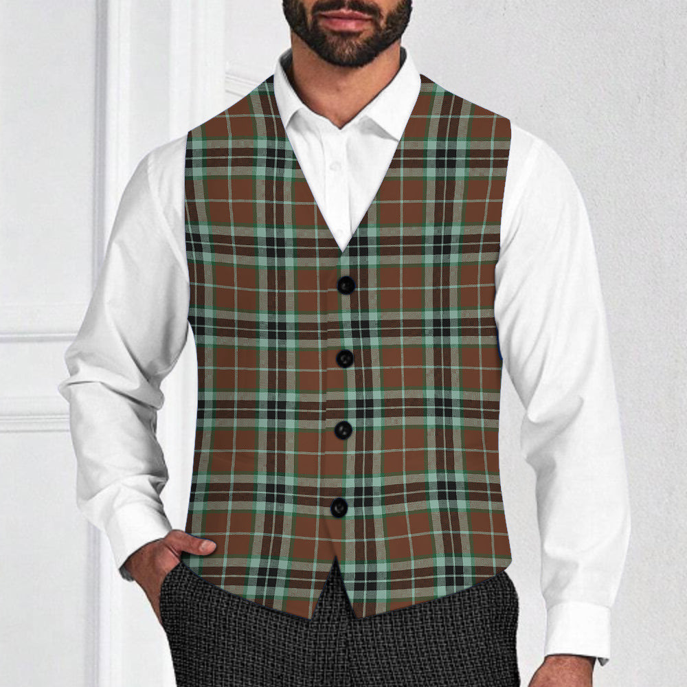 ScotsTee Shop Scottish Thompson Society Hunting Modern Tartan Waistcoat Sleeveless Suit Vest