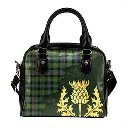 ScotsTee Shop Scottish Baillie of Lamington Tartan Shoulder Handbag Thistle Oldest