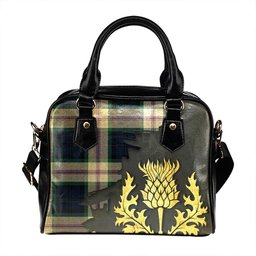 ScotsTee Shop Scottish Baird Dress (Baines Dress) Tartan Shoulder Handbag Thistle Oldest