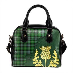 ScotsTee Shop Scottish Arbuthnot Ancient Tartan Shoulder Handbag Thistle Oldest