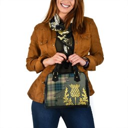 ScotsTee Shop Scottish Baird Dress Dance (Baines Dress Dance) Tartan Shoulder Handbag Thistle Oldest