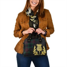 ScotsTee Shop Scottish Braid Modern Tartan Shoulder Handbag Thistle Oldest