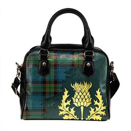 ScotsTee Shop Scottish Brabender Ancient Tartan Shoulder Handbag Thistle Oldest