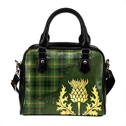 ScotsTee Shop Scottish Campbell Marquis of Lorne Ancient 2 Tartan Shoulder Handbag Thistle Oldest