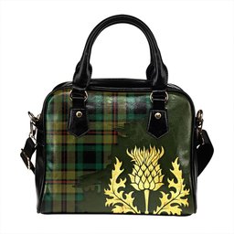 ScotsTee Shop Scottish Childers Gurkha Rifles (Childers First Gurka Rifles) Modern Tartan Shoulder Handbag Thistle Oldest