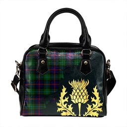 ScotsTee Shop Scottish Calder Tartan Shoulder Handbag Thistle Oldest