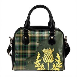 ScotsTee Shop Scottish Campbell Dress Modern Tartan Shoulder Handbag Thistle Oldest
