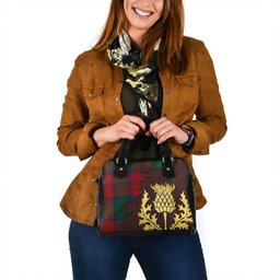 ScotsTee Shop Scottish Byres Tartan Shoulder Handbag Thistle Oldest