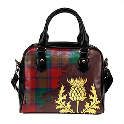 ScotsTee Shop Scottish Byres Tartan Shoulder Handbag Thistle Oldest