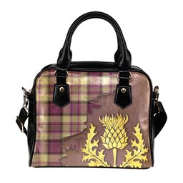 ScotsTee Shop Scottish Craig Paisley (Craigie Paisley) Weathered Tartan Shoulder Handbag Thistle Oldest
