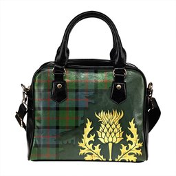 ScotsTee Shop Scottish Gammell 1978 Ancient Tartan Shoulder Handbag Thistle Oldest