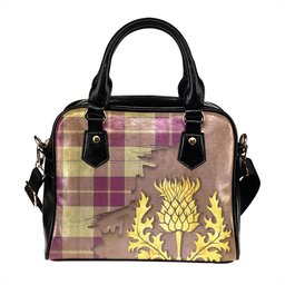 ScotsTee Shop Scottish Dunlop Dress Ancient Tartan Shoulder Handbag Thistle Oldest