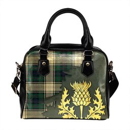 ScotsTee Shop Scottish Murray of Atholl Dress (Murray Dress) Modern Tartan Shoulder Handbag Thistle Oldest