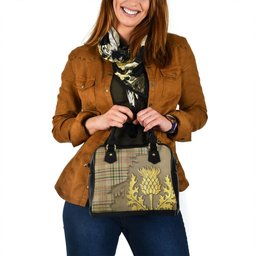 ScotsTee Shop Scottish Shaw Women-s Dress Ancient Tartan Shoulder Handbag Thistle Oldest