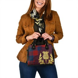 ScotsTee Shop Scottish Robinson Dress (Robins Dress) Modern Tartan Shoulder Handbag Thistle Oldest