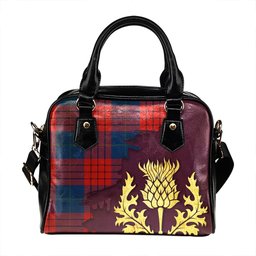 ScotsTee Shop Scottish Robinson Dress (Robins Dress) Modern Tartan Shoulder Handbag Thistle Oldest