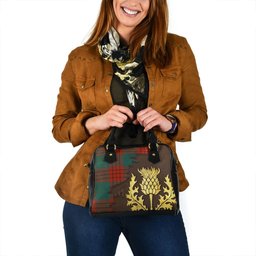 ScotsTee Shop Scottish Robinson Dress (Robins Dress) Ancient Tartan Shoulder Handbag Thistle Oldest