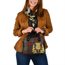 ScotsTee Shop Scottish Holyrood Chair Modern Tartan Shoulder Handbag Thistle Oldest
