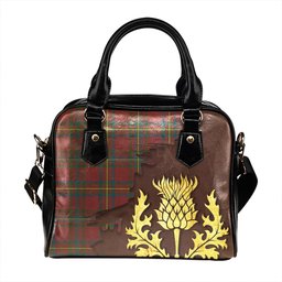 ScotsTee Shop Scottish Shawl West Virginia Ancient Tartan Shoulder Handbag Thistle Oldest