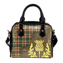 ScotsTee Shop Scottish Robertson Dress 2 Ancient Tartan Shoulder Handbag Thistle Oldest