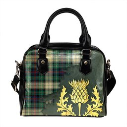ScotsTee Shop Scottish MacKenzie Dress Modern Tartan Shoulder Handbag Thistle Oldest