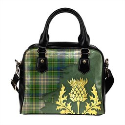 ScotsTee Shop Scottish Johnstone Dress (Johnson Dress) Modern Tartan Shoulder Handbag Thistle Oldest