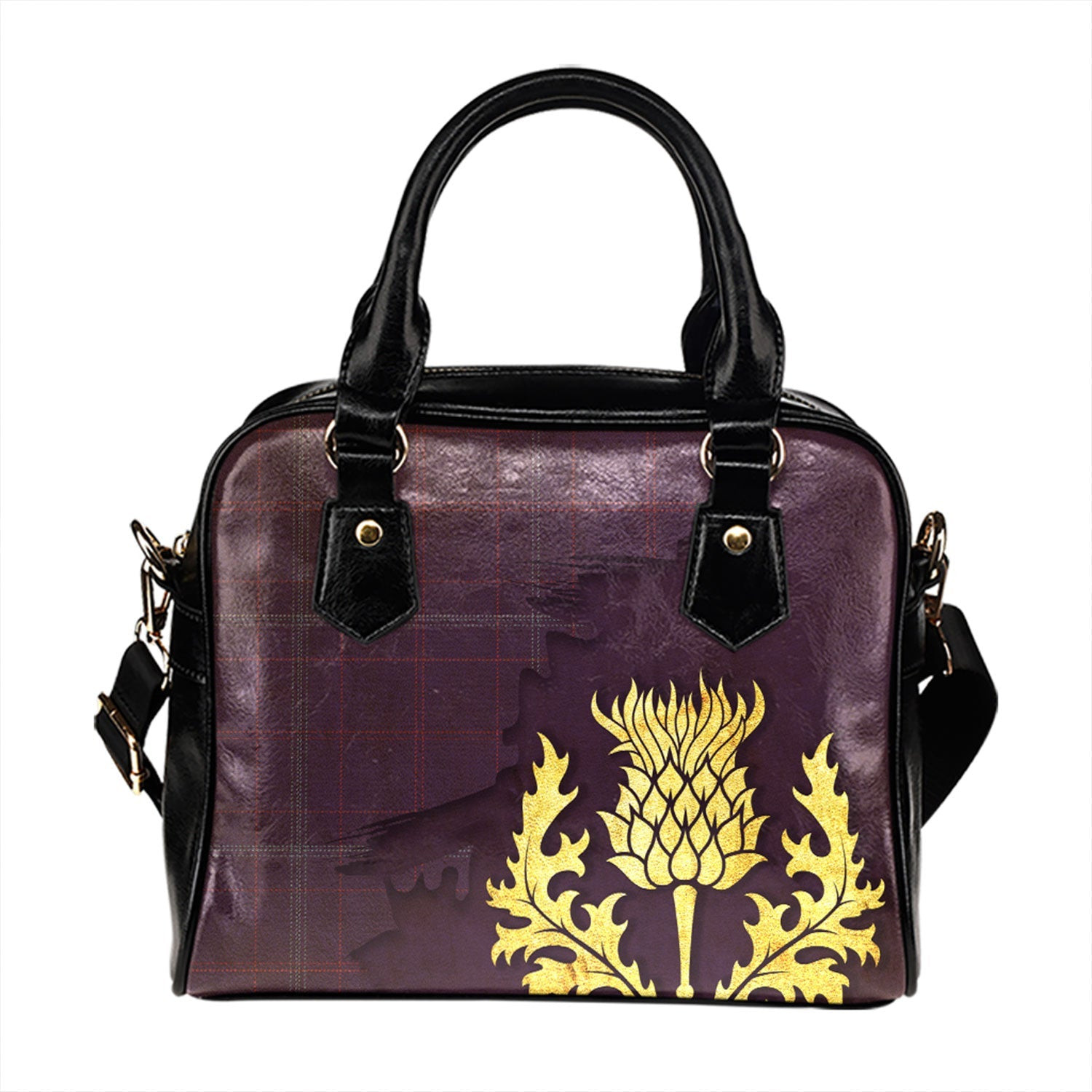 ScotsTee Shop Scottish Lochaber (Wilson-s Old) Weathered Tartan Shoulder Handbag Thistle Oldest