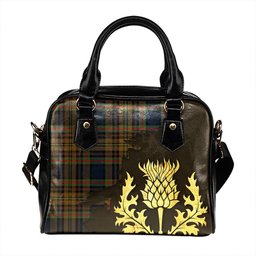 ScotsTee Shop Scottish Highfield Hunting Modern Tartan Shoulder Handbag Thistle Oldest