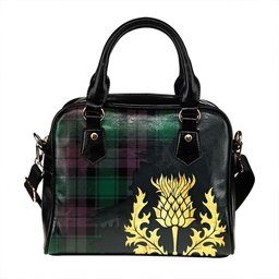 ScotsTee Shop Scottish MacArthur of Milton Modern Tartan Shoulder Handbag Thistle Oldest