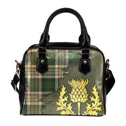 ScotsTee Shop Scottish Kennedy Dress Ancient Tartan Shoulder Handbag Thistle Oldest