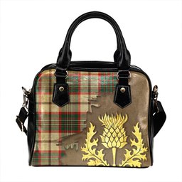 ScotsTee Shop Scottish Scott Dress Modern Tartan Shoulder Handbag Thistle Oldest