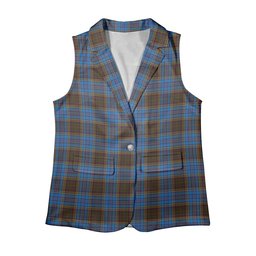 ScotsTee Shop Scottish Anderson Coulson Bonner 2 Women's Tartan Sleeveless Blazer Suit Vest